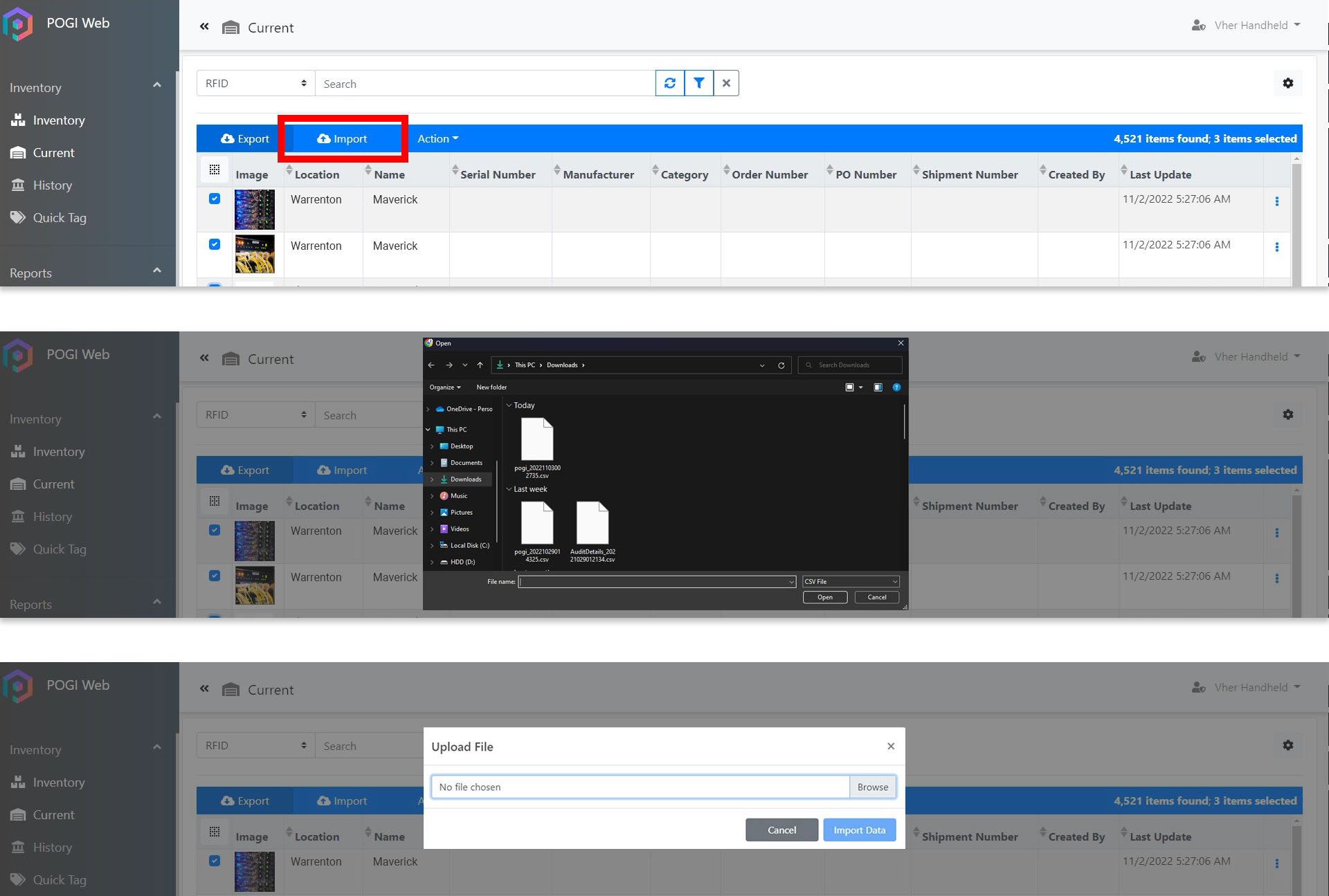3-current import csv