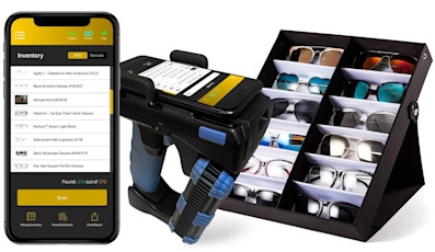 AIMS Eyewear Management System with Wave CS108 handheld and Pogi