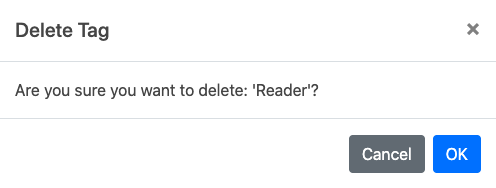 Delete Item Modal