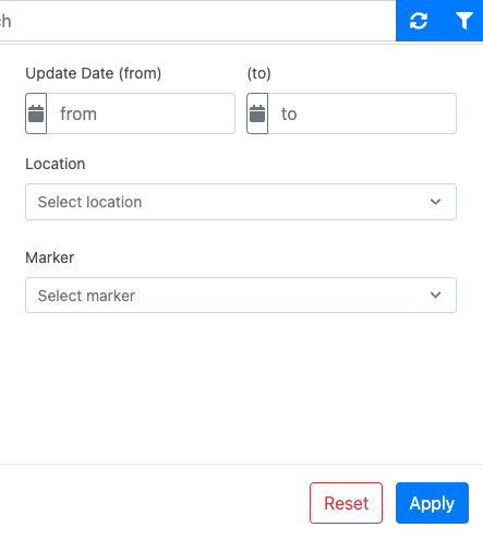 Filter Options