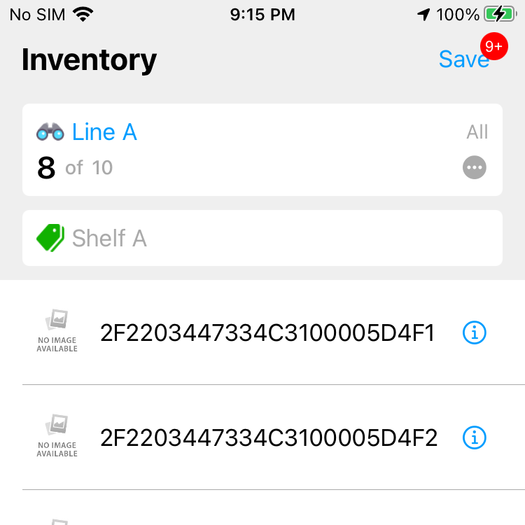 Inventory Marker