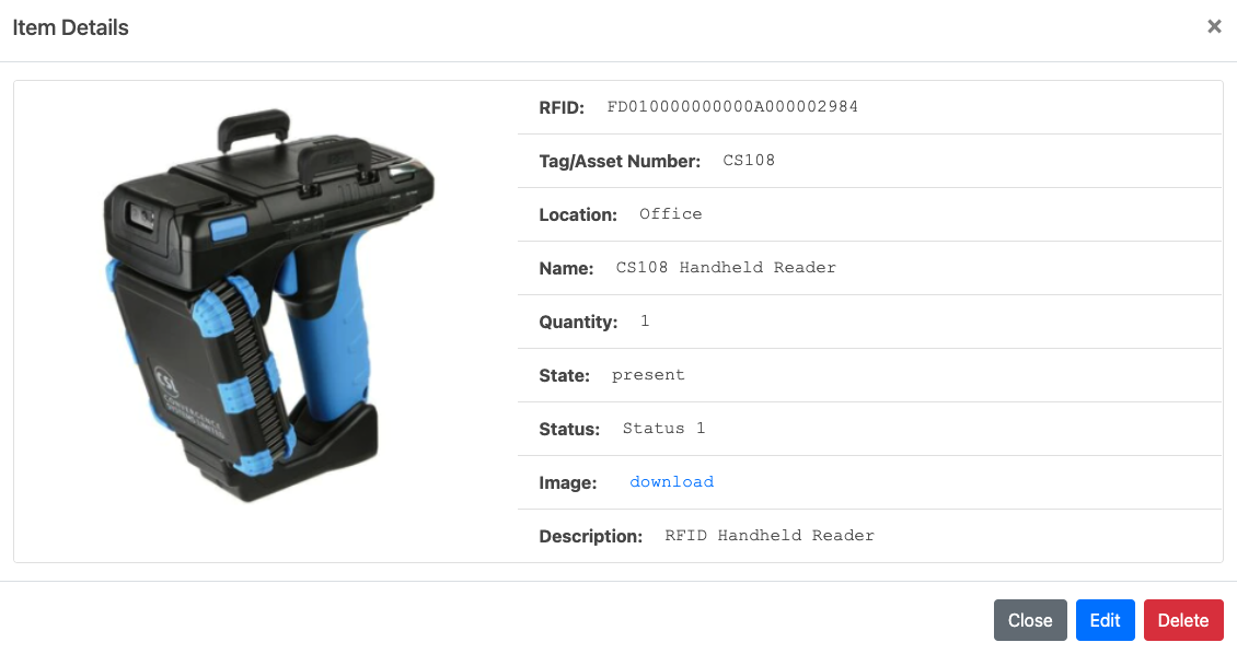 Item Details