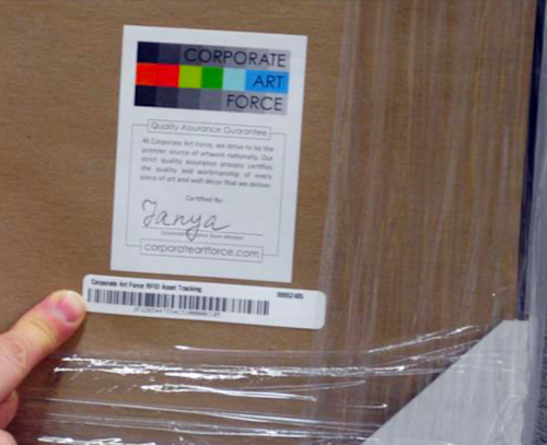 Tracking Art - RFID used to manage corporate art work by Art Force